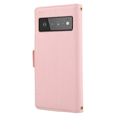 Tpu googla le casse del telefono del pixel copre Flip Stand Leather Scratchproof