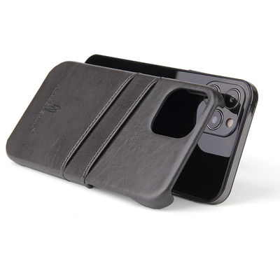 Cassa squisita di lusso del portafoglio Iphone della cassa genuina del cuoio ODM/dell'OEM