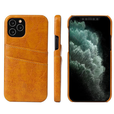 Cassa squisita di lusso del portafoglio Iphone della cassa genuina del cuoio ODM/dell'OEM