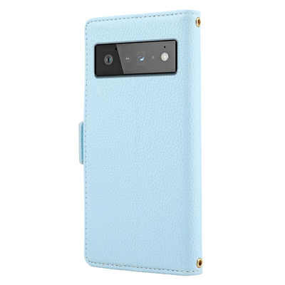 Tpu googla le casse del telefono del pixel copre Flip Stand Leather Scratchproof