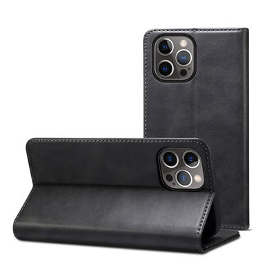 Cassa di lusso del cuoio del portafoglio del telefono della cassa del ODM di cuoio genuino/OEM Iphone