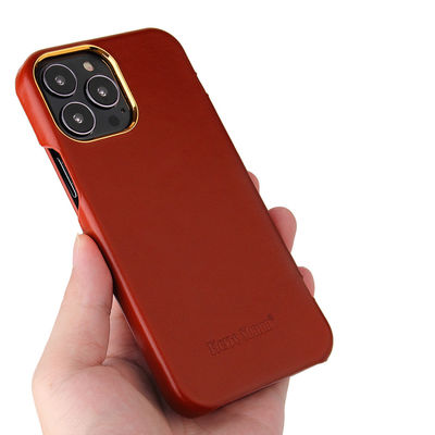 Cassa durevole del telefono di protezione delle casse di cuoio premio del telefono del ODM squisita