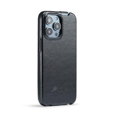 Caso magnetico di cuoio genuino di lusso squisito dell'OEM Iphone 14 delle casse del telefono
