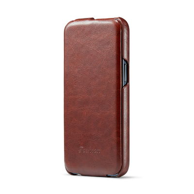Caso magnetico di cuoio genuino di lusso squisito dell'OEM Iphone 14 delle casse del telefono