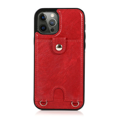 Cassa di lusso contro lo sporco leggera su misura del portafoglio di Iphone delle casse di cuoio del telefono