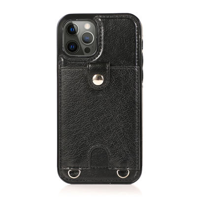 Cassa di lusso contro lo sporco leggera su misura del portafoglio di Iphone delle casse di cuoio del telefono