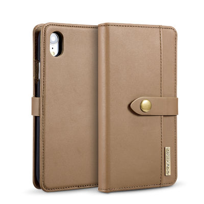 Stile moderno inoffensivo di cuoio genuino di lusso della cassa del portafoglio del ODM Iphone