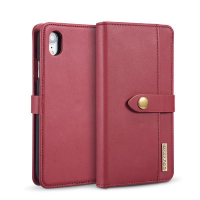 Stile moderno inoffensivo di cuoio genuino di lusso della cassa del portafoglio del ODM Iphone