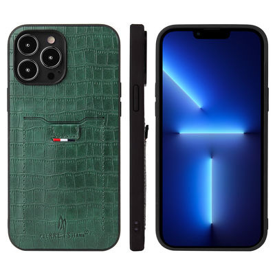 La cassa del telefono del portafoglio ha personalizzato lo stile moderno della cassa di cuoio del telefono