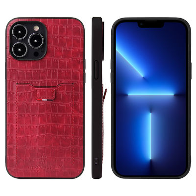 La cassa del telefono del portafoglio ha personalizzato lo stile moderno della cassa di cuoio del telefono