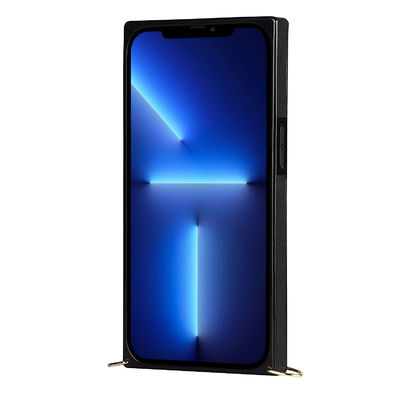 Cassa del telefono del nero di cuoio dell'OEM/ODM di Iphone della cassa squisita del portafoglio