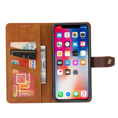 Casse protettive del telefono delle casse di cuoio materiali del telefono antiurto