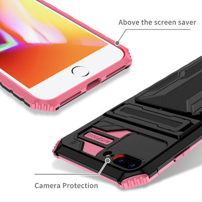 cuoio di cuoio di Iphone della cassa del telefono del portafoglio della cassa del telefono di iPhone 7Leather