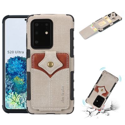 Cassa di cuoio multifunzionale del telefono di casi protettivi genuini di lusso di Samsung