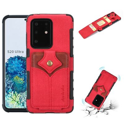 Cassa di cuoio multifunzionale del telefono di casi protettivi genuini di lusso di Samsung