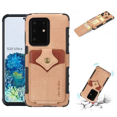 Cassa di cuoio multifunzionale del telefono di casi protettivi genuini di lusso di Samsung