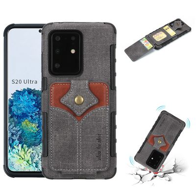 Cassa di cuoio multifunzionale del telefono di casi protettivi genuini di lusso di Samsung