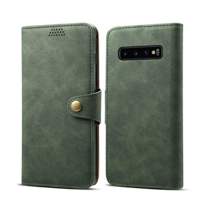 Genuino di lusso Scratchproof di casi protettivi di cuoio senza cuciture di Samsung
