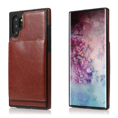 Portafoglio del titolare della carta di vibrazione 4 dell'OEM 5g della cassa del cuoio di vibrazione 3 di Matte Samsung Galaxy Z