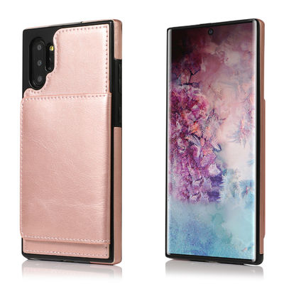 Portafoglio del titolare della carta di vibrazione 4 dell'OEM 5g della cassa del cuoio di vibrazione 3 di Matte Samsung Galaxy Z