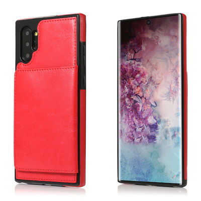 Portafoglio del titolare della carta di vibrazione 4 dell'OEM 5g della cassa del cuoio di vibrazione 3 di Matte Samsung Galaxy Z