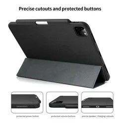 Angolo di cuoio dell'unità di elaborazione di casi protettivi antiurto a 12,9 pollici di Ipad multi