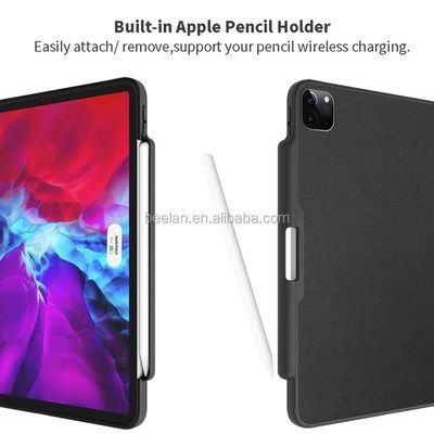 Angolo di cuoio dell'unità di elaborazione di casi protettivi antiurto a 12,9 pollici di Ipad multi