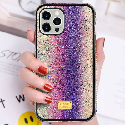 Cassa per cellulari lucida Cassa di protezione per diamanti di lusso per iPhone 13 12 Promax