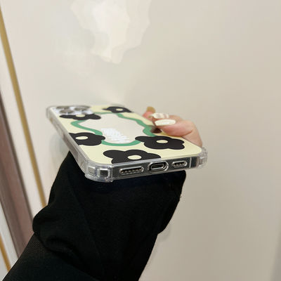 Casse per cellulari in silicone liscia per l' iPhone 8 Protezione materiale trasparente