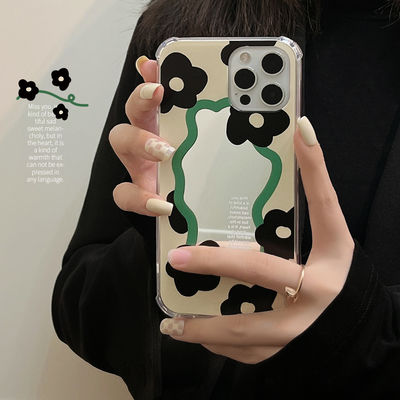 Casse per cellulari in silicone liscia per l' iPhone 8 Protezione materiale trasparente