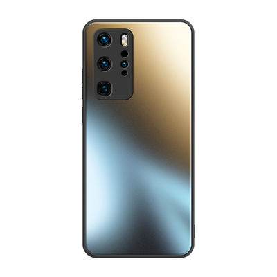 Cassa per telefono in vetro liquido ghiacciato P50 Lenti tutto compreso Protezione contro cadute Cassa a bordo retto