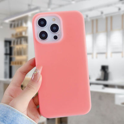 Cassa per telefono in silicone liquido per Apple 14 Promax iPhone 15