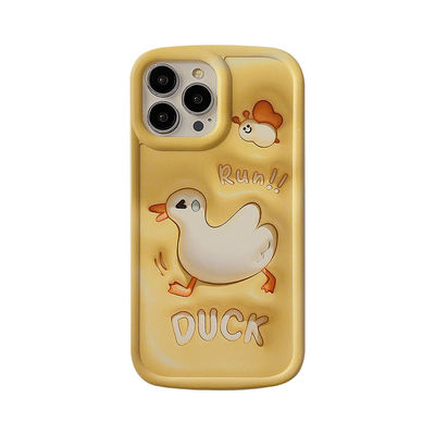 Stereoscopica 3D Fun Duck Apple Phone Case Iphone 11 12 14 13 14pro Max Pacchetto completo